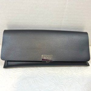 New Hugo Boss Black Eyeglass/Sunglass Soft Faux Leather Case